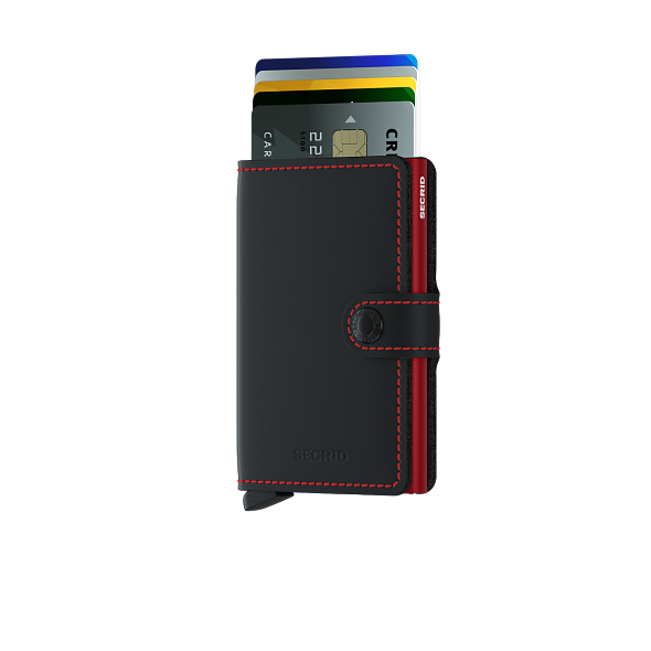 Peněženka SECRID Miniwallet Matte MM-Black&Red SECRID