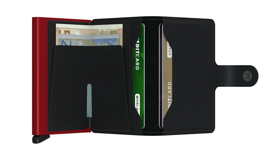 Peněženka SECRID Miniwallet Matte MM-Black&Red SECRID