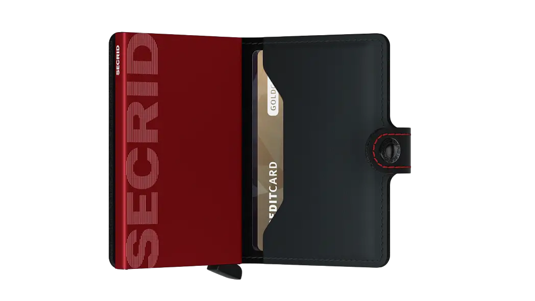 Peněženka SECRID Miniwallet Matte MM-Black&Red SECRID