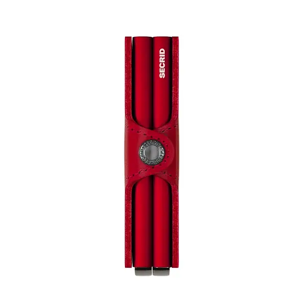 Kožená červená minipeněženka SECRID Twinwallet original TO-Red/Red SECRID