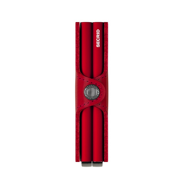 Kožená červená minipeněženka SECRID Twinwallet original TO-Red/Red SECRID