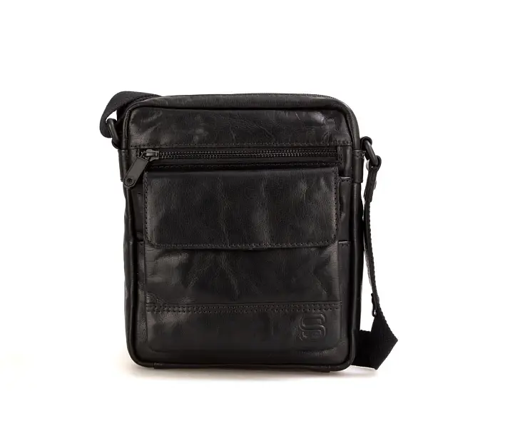 Černé kožené crossbody spikes and sparrow A141200