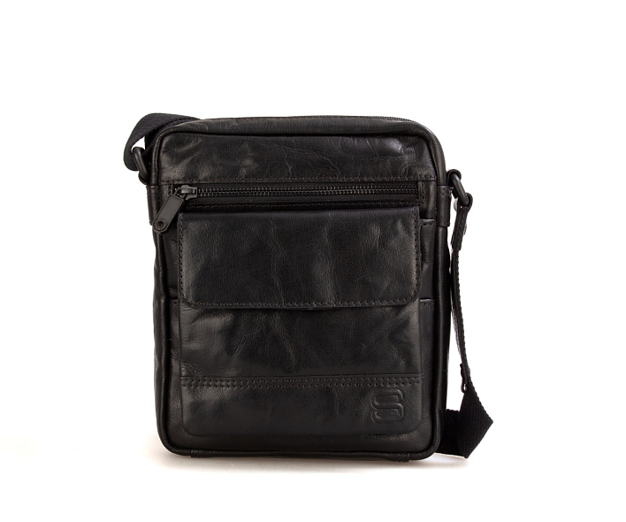 Černé kožené crossbody spikes and sparrow A141200