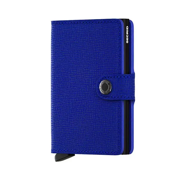 Modrá peněženka SECRID Miniwallet Crisple Blue-Bla