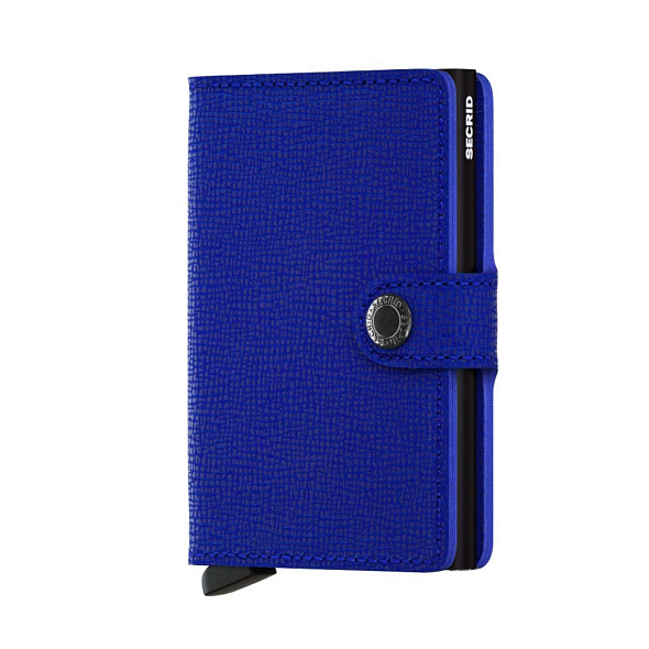 Modrá peněženka SECRID Miniwallet Crisple Blue-Bla