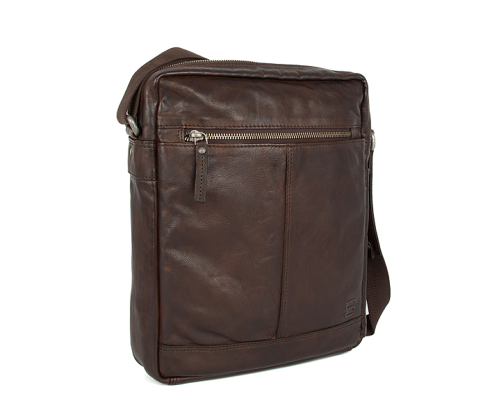 Pánské hnědé velké crossbody SPIKES & SPARROW