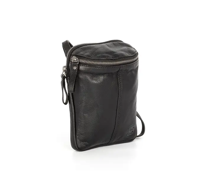 Černé kožené crossbody SPIKES & SPARROW