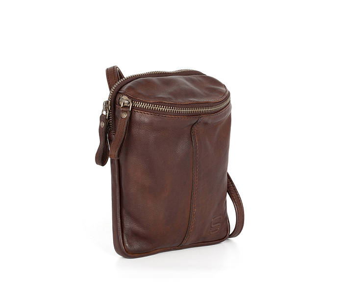 Hnědé kožené crossbody SPIKES & SPARROW