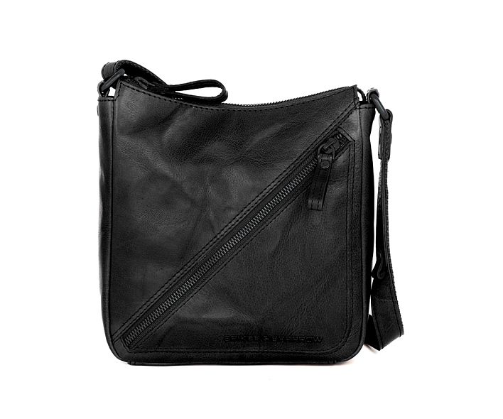 černé kožene crossbody 58111000