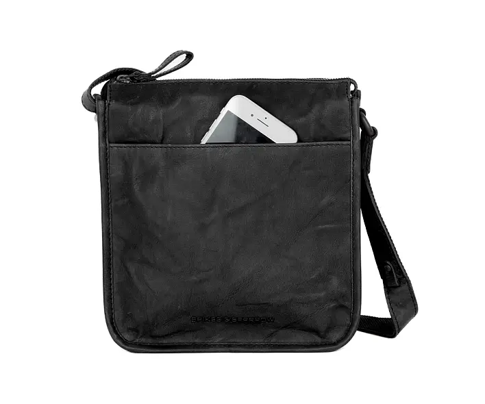Černé kožene crossbody 60111000