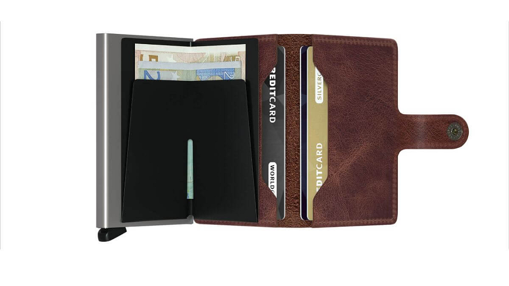 Hnědá peněženka SECRID Miniwallet vintage MV-Brown SECRID