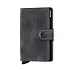 Šedá peněženka SECRID Miniwallet Vintage Grey-Blac