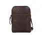 Hnědé kožené crossbody 38115001