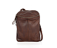 Hnědé kožené crossbody 40715067