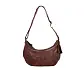 Hnědé kožene crossbody 58711167