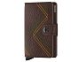 Hnědá peněženka SECRID Miniwallet Stitch Linea MSt-Linea Espresso SECRID